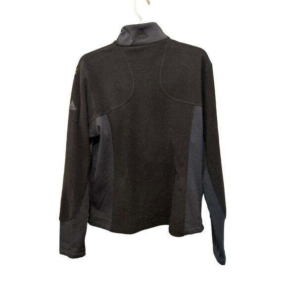 VAUDE Size Med Full Zip Jacket Sweatshirt Black Fleece - Picture 6 of 10